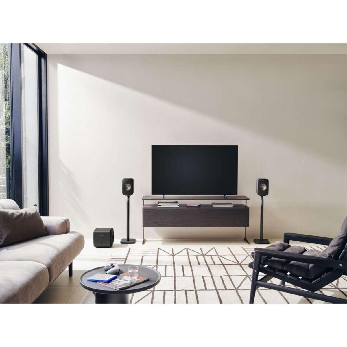 KEF Enceinte résidentielle LSX2 Noir