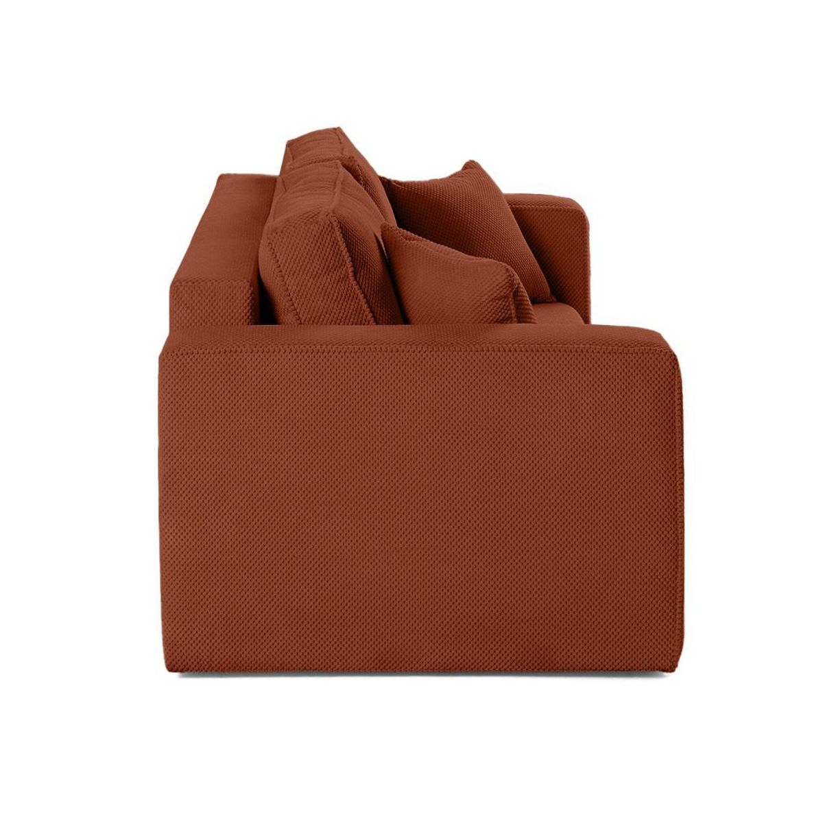 BEST MOBILIER Topaze - canapé droit 2 places - en velours texturé