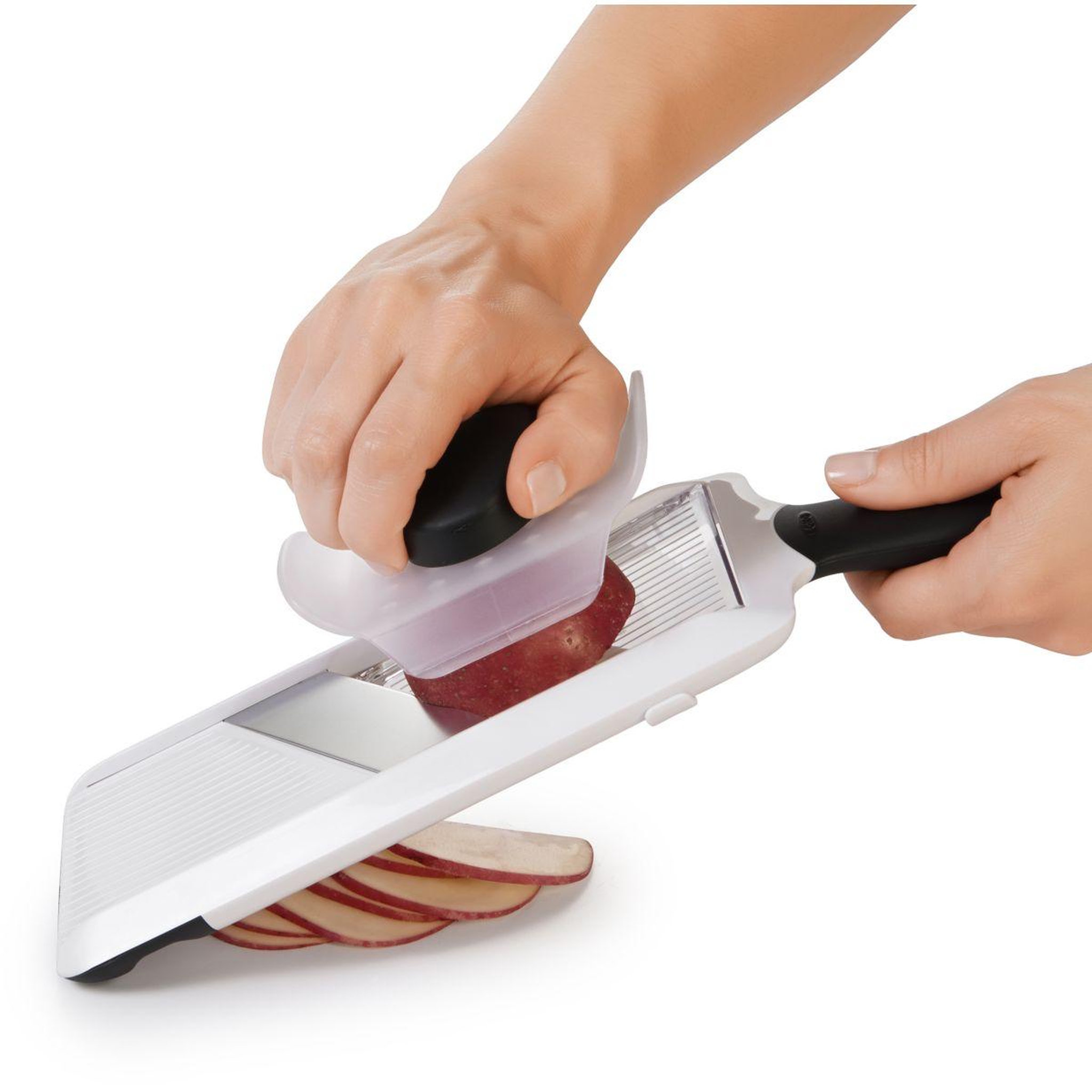 Voir la diapositive 2 : OXO Mandoline à main