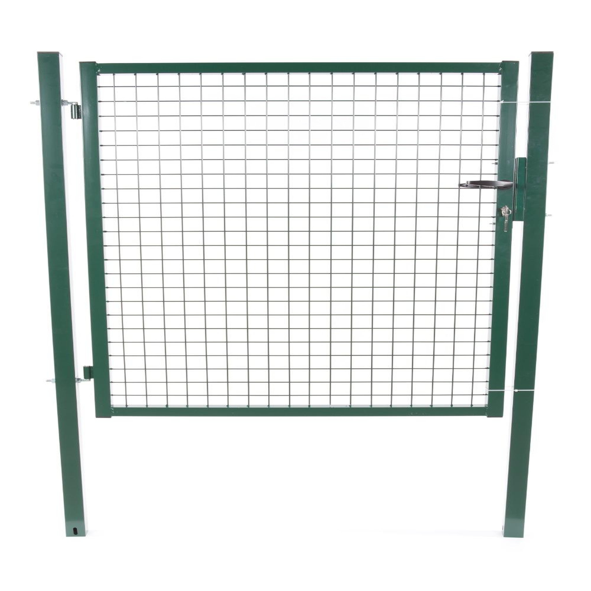 CENTRALE BRICO Portillon grillagé VERT - H. 1,50 x L. 1,00 m + serrure