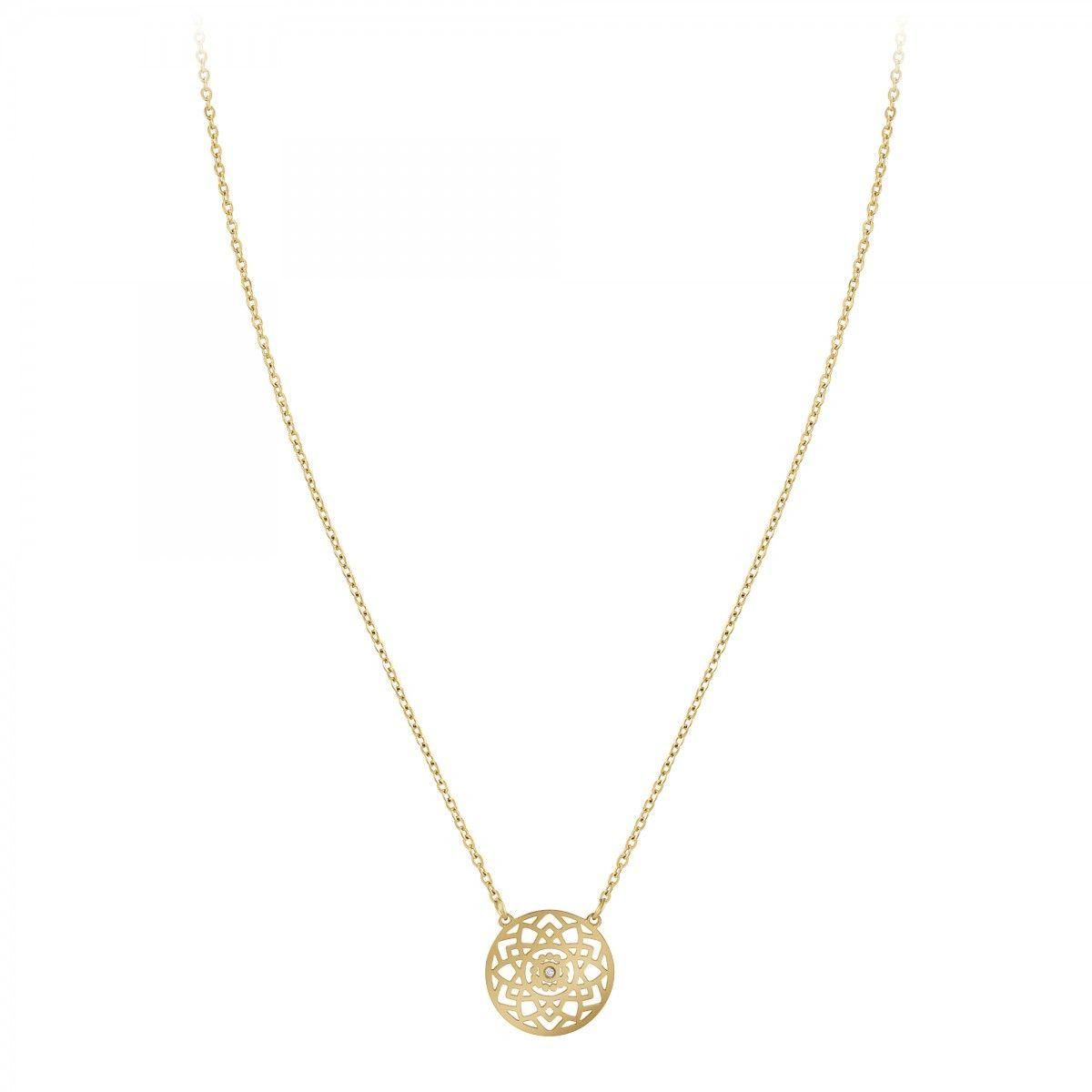 SC BOHEME Collier par SC Bohème orné d'un véritable diamant blanc