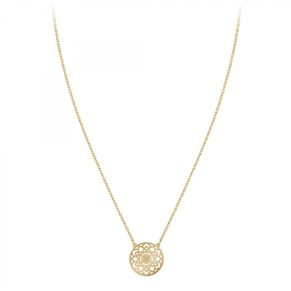 SC BOHEME Collier par SC Bohème orné d'un véritable diamant blanc