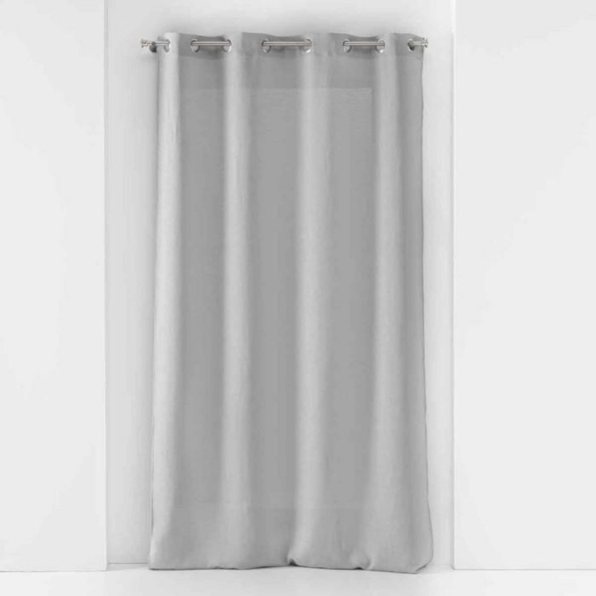 Paris Prix Rideau Voilage à Œillets  Soane  140x180cm Gris