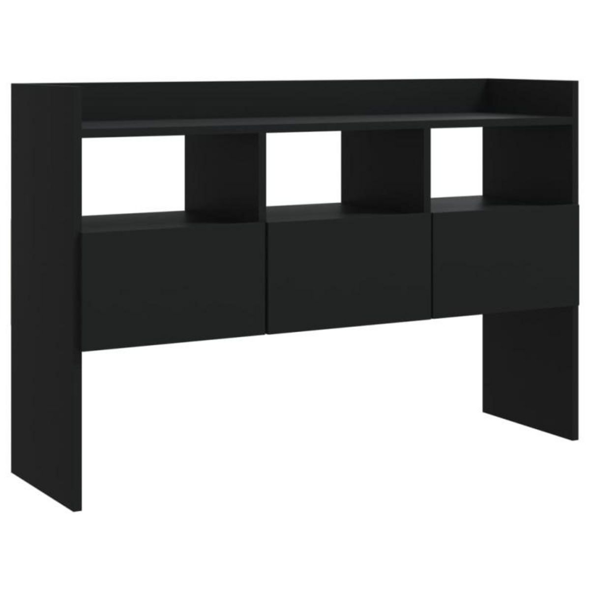 VIDAXL Buffet Noir 105x30x70 cm Bois d'ingénierie