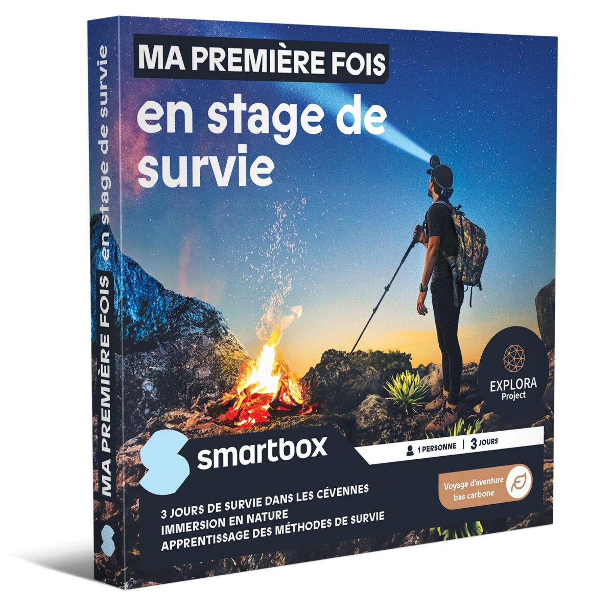 Smartbox Explora Project - Ma première fois en stage de survie - Coffret Cadeau Séjour