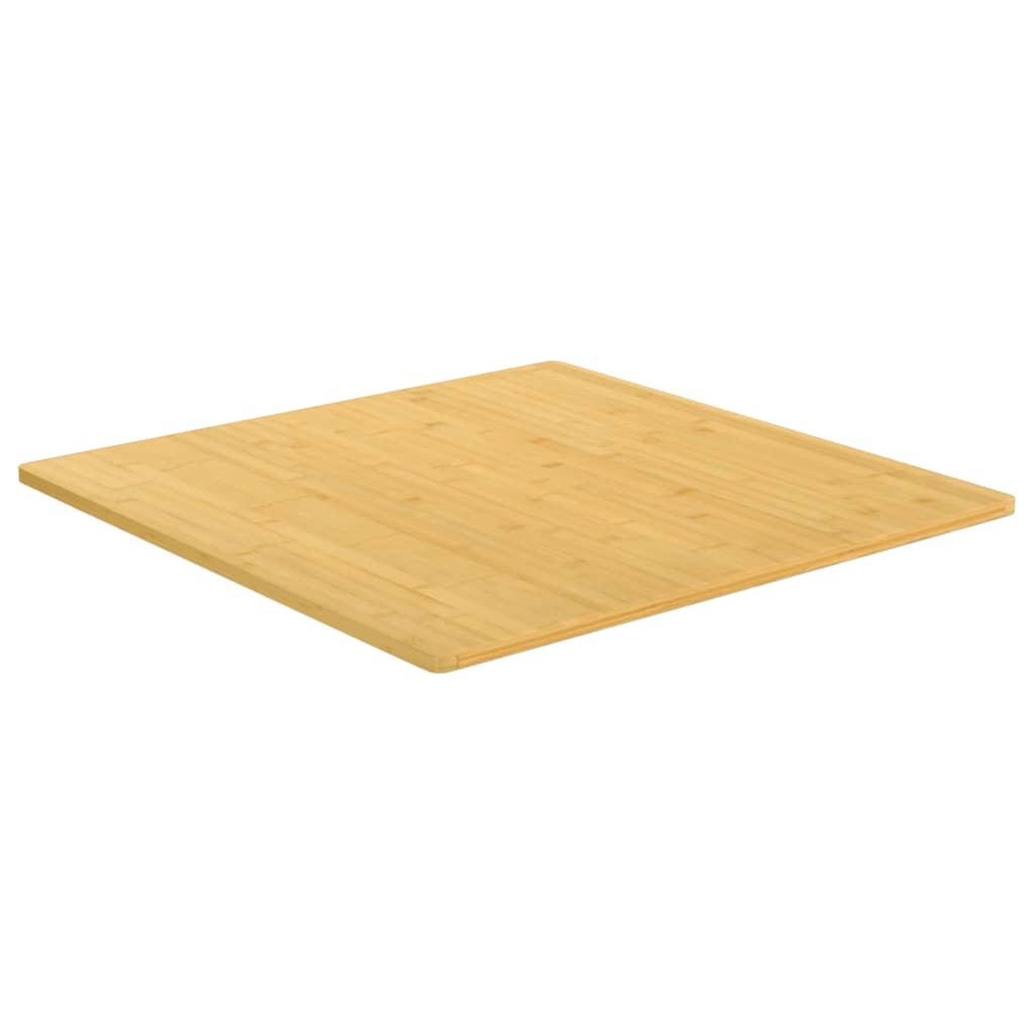 Voir la diapositive 2 : VIDAXL Dessus de table 70x70x1,5 cm bambou