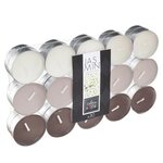 COMPTOIR DE LA BOUGIE Lot de 30 Bougies Chauffe-Plat Parfumées 3,7cm Jasmin