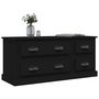 Voir la diapositive 4 : VIDAXL Meuble TV noir 100x35,5x45 cm bois d'ingenierie
