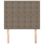 Voir la diapositive 3 : VIDAXL Tetes de lit 2 pcs Taupe 100x5x78/88 cm Tissu
