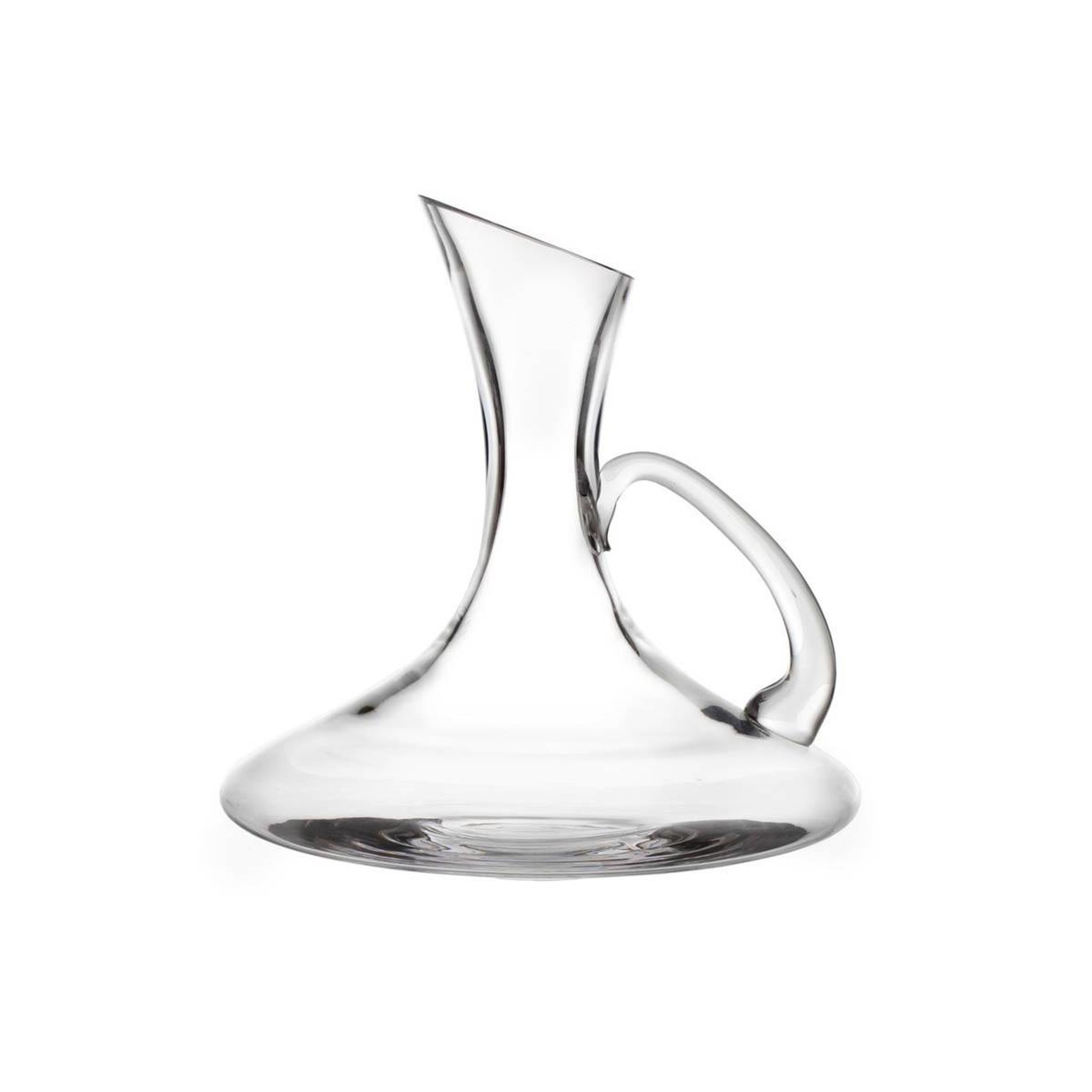 SECRET DE GOURMET Carafe à décanter avec anse  evasé  1,25l transparent
