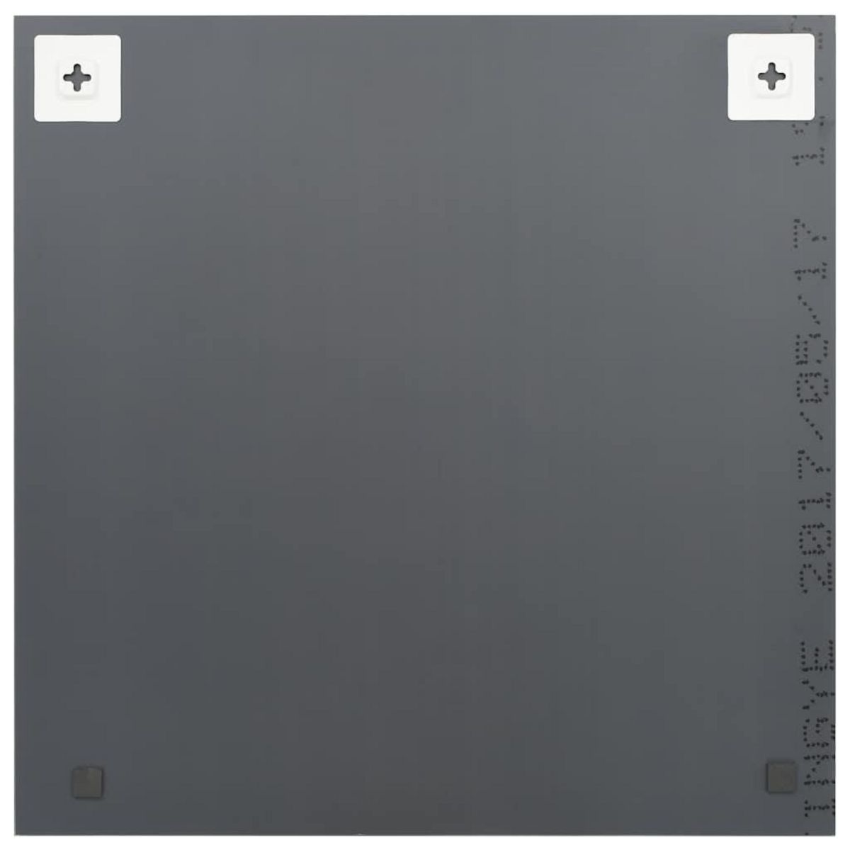 VIDAXL Miroir mural carre 40 x 40 cm Verre