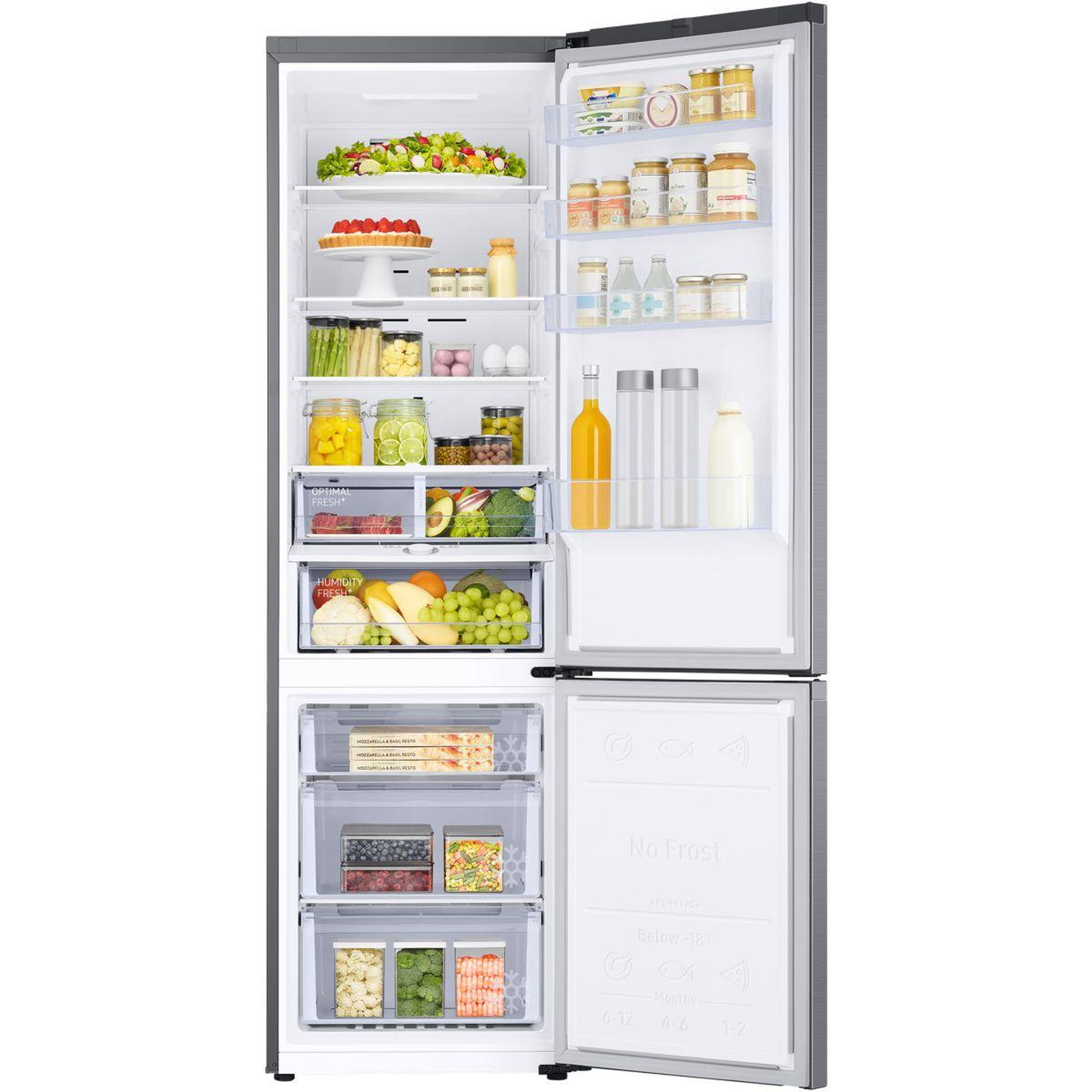 Voir la diapositive 2 : Samsung Réfrigérateur combiné rb38c603cs9