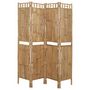 Voir la diapositive 3 : VIDAXL Cloison de separation 4 panneaux Bambou 160x180 cm