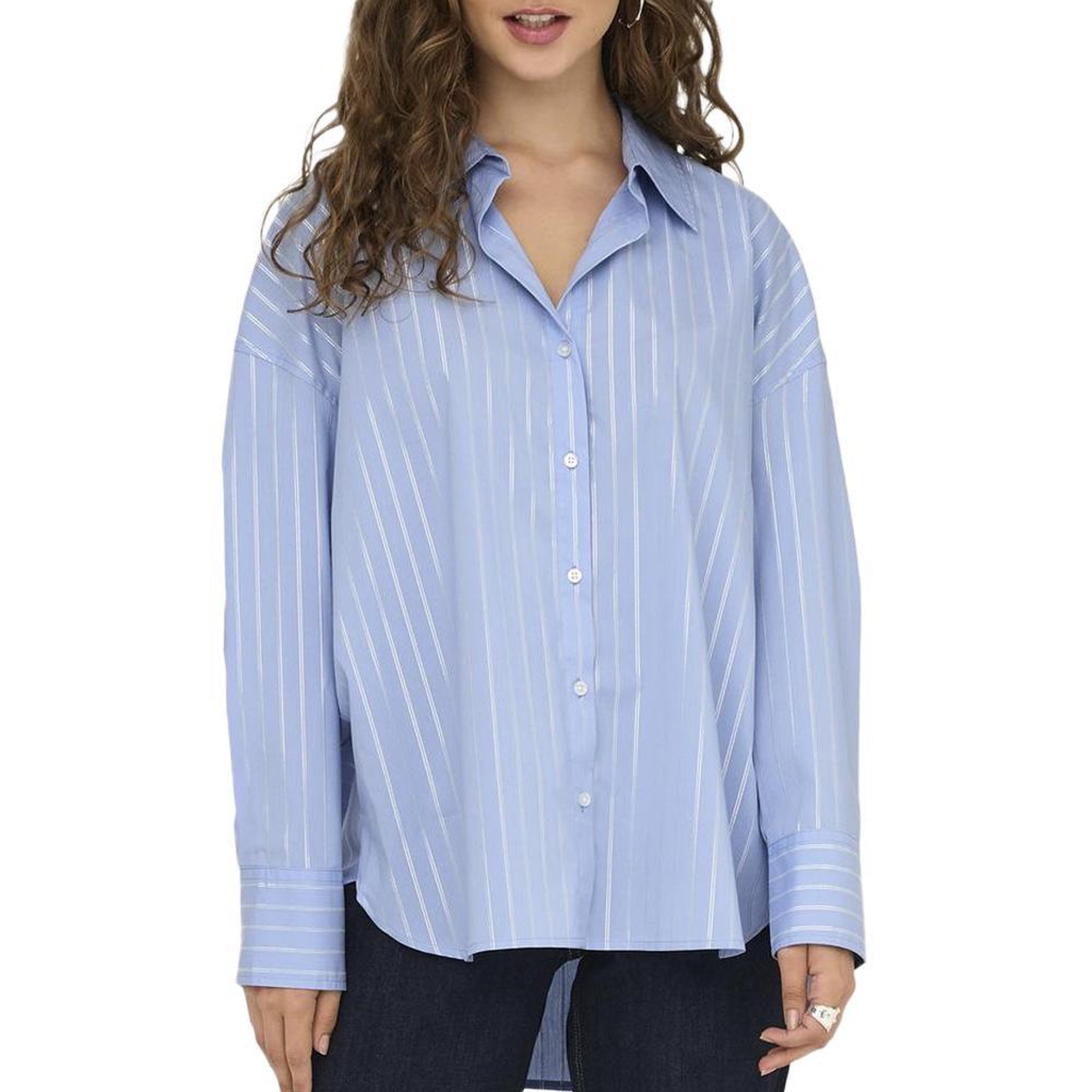 Voir la diapositive 1 : JACQUELINE DE YONG Chemise Bleu Femme JDY Mio