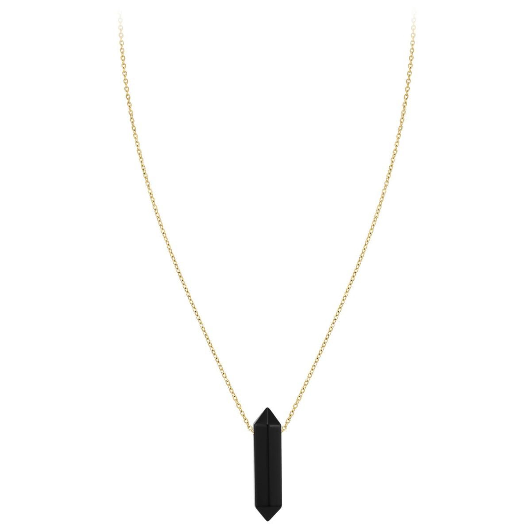 Voir la diapositive 3 : SC BOHEME Collier SC Bohème  orné d'une obsidienne