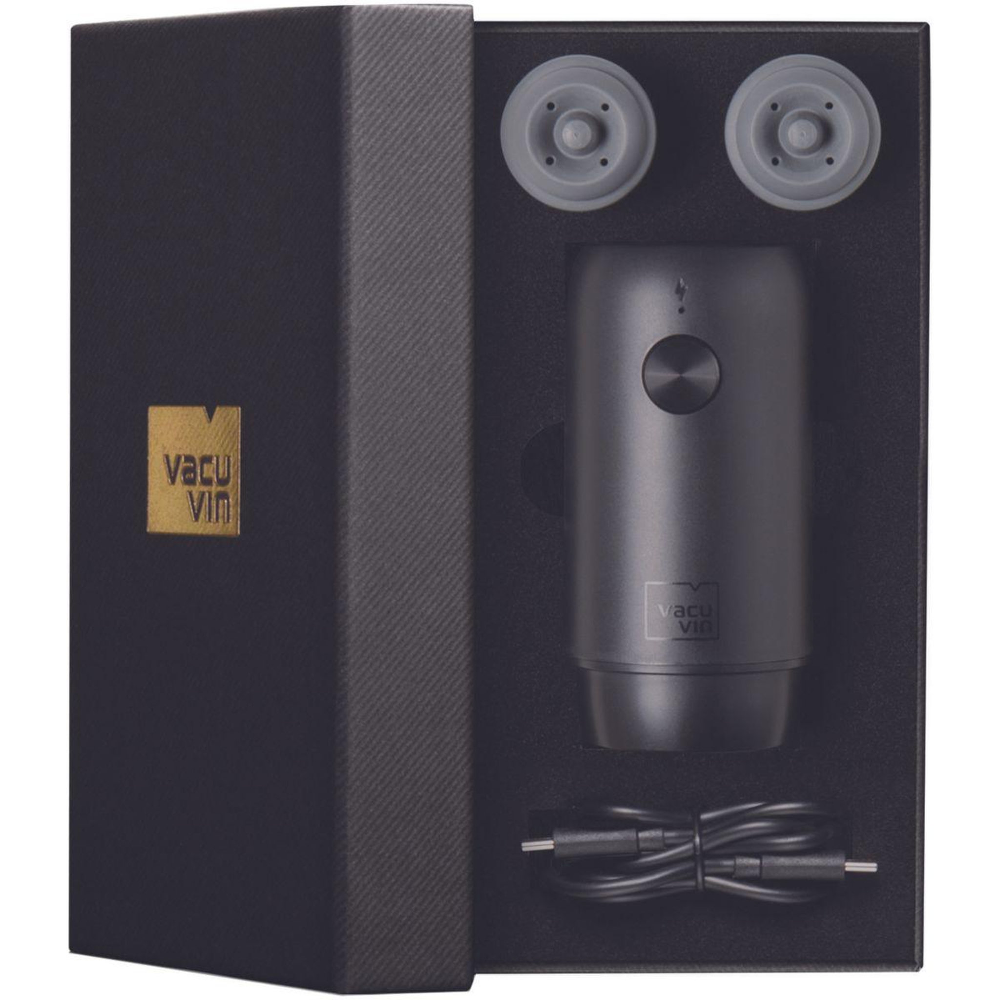 Voir la diapositive 2 : VACUVIN Pompe à vin vide d'air electrique wine saver