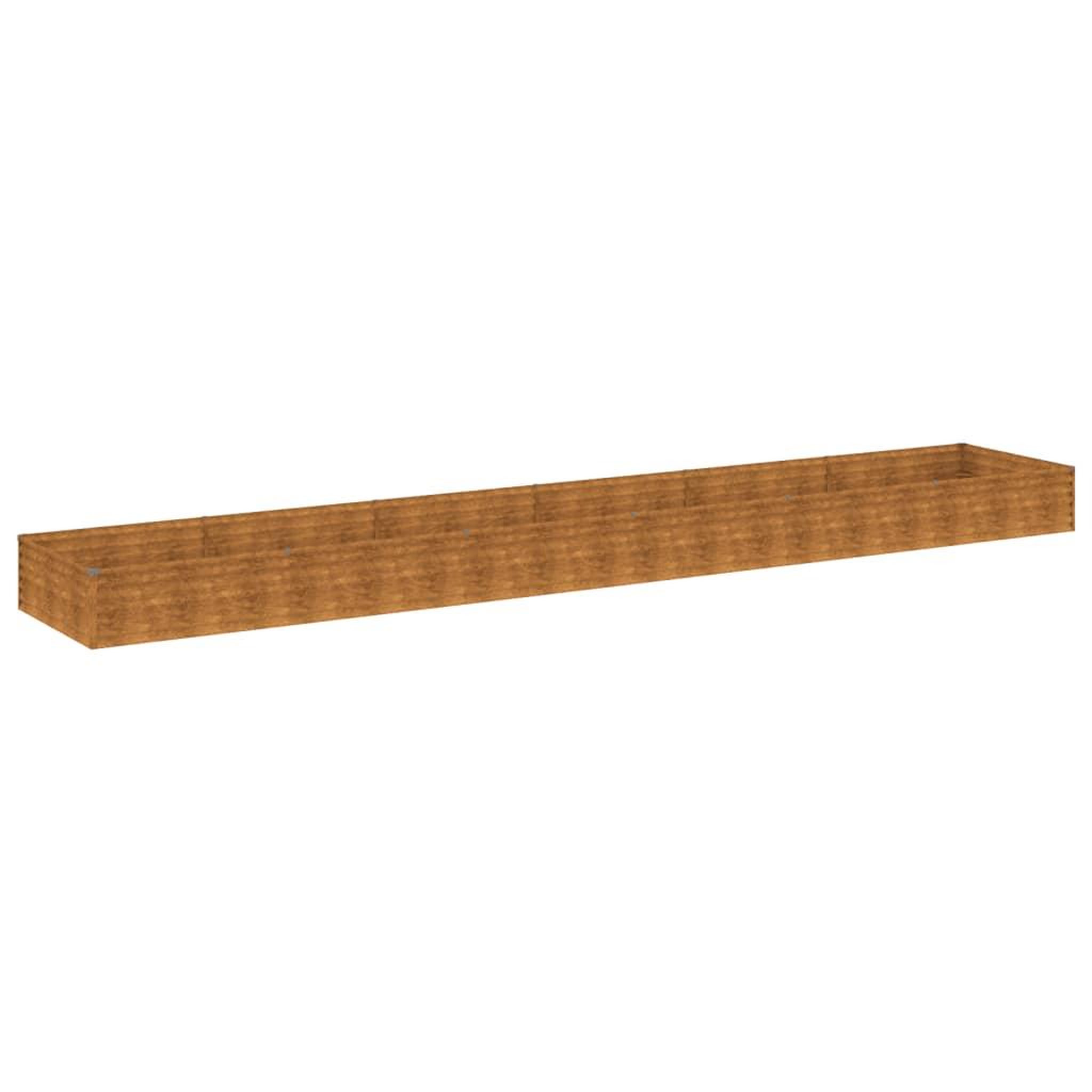 Voir la diapositive 2 : VIDAXL Lit sureleve de jardin 579 x 100 x 36 cm acier corten