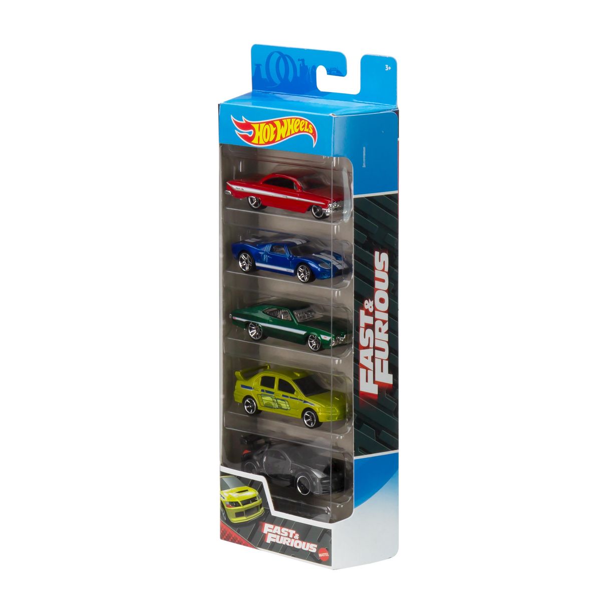 MATTEL Coffret de 5 véhicules Hot Wheels