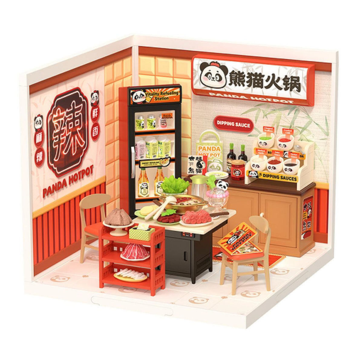 ROBOTIME Super Creator - Panda hot pot