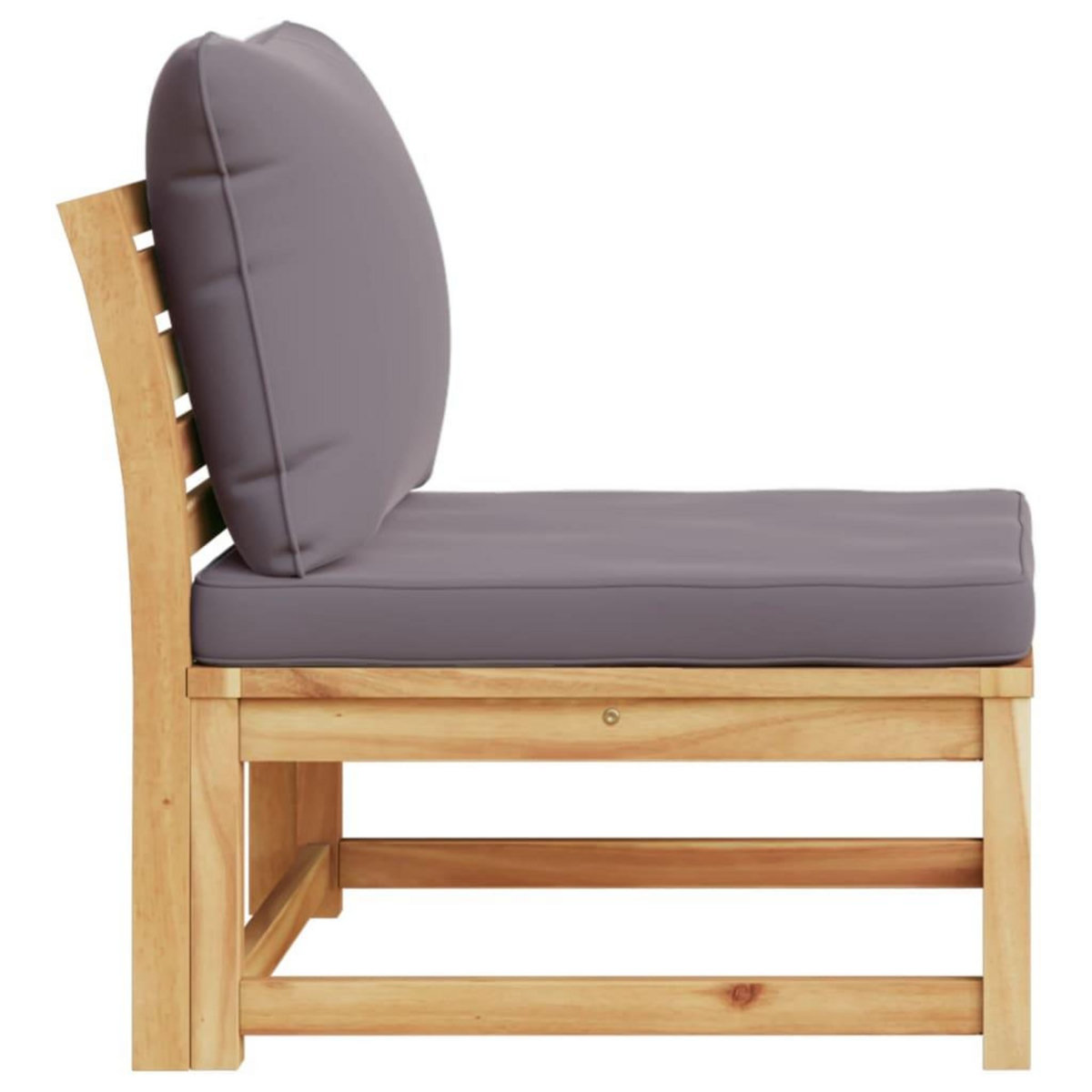 VIDAXL Salon de jardin avec coussins bois massif d'acacia