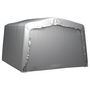 Voir la diapositive 4 : VIDAXL Tente de rangement 370x370 cm Acier Gris