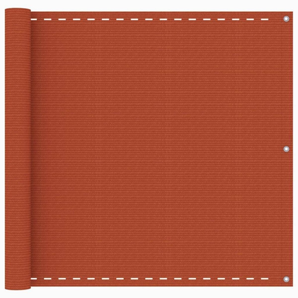 VIDAXL Ecran de balcon Orange 90x500 cm PEHD