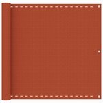 VIDAXL Ecran de balcon Orange 90x500 cm PEHD