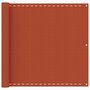 Voir la diapositive 1 : VIDAXL Ecran de balcon Orange 90x500 cm PEHD