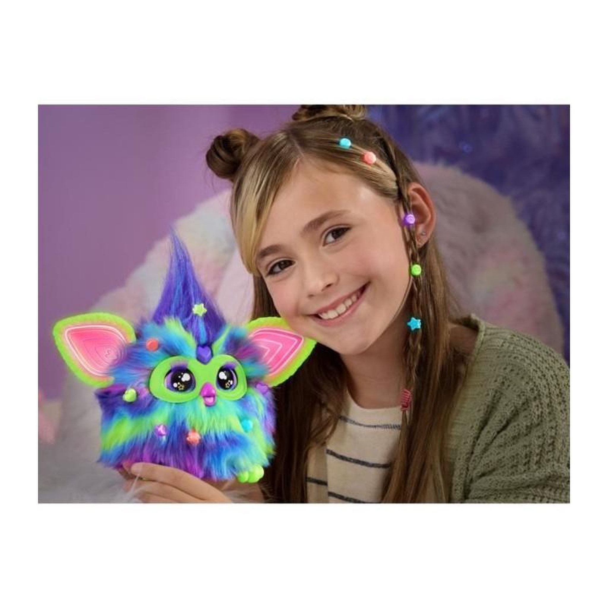 Voir la diapositive 5 : HASBRO Peluche interactive Hasbro Furby Galaxie