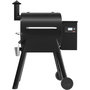 Voir la diapositive 2 : TRAEGER Barbecue pellet Pro 575 noir sur chariot, grille haute 56x18 cm, grille basse 56x48 cm