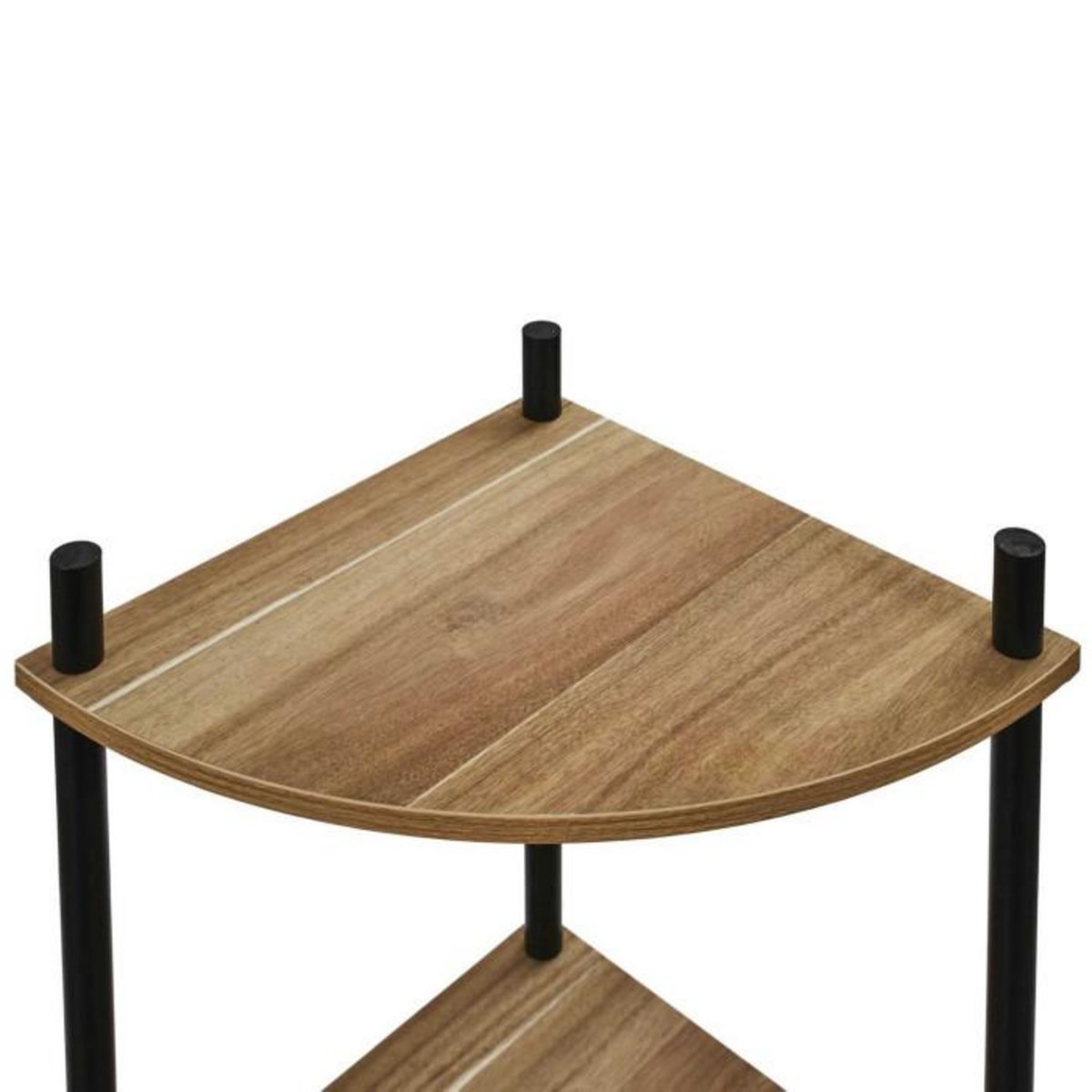 Paris Prix Étagère d'Angle 4 Niveaux  Carol  112cm Marron