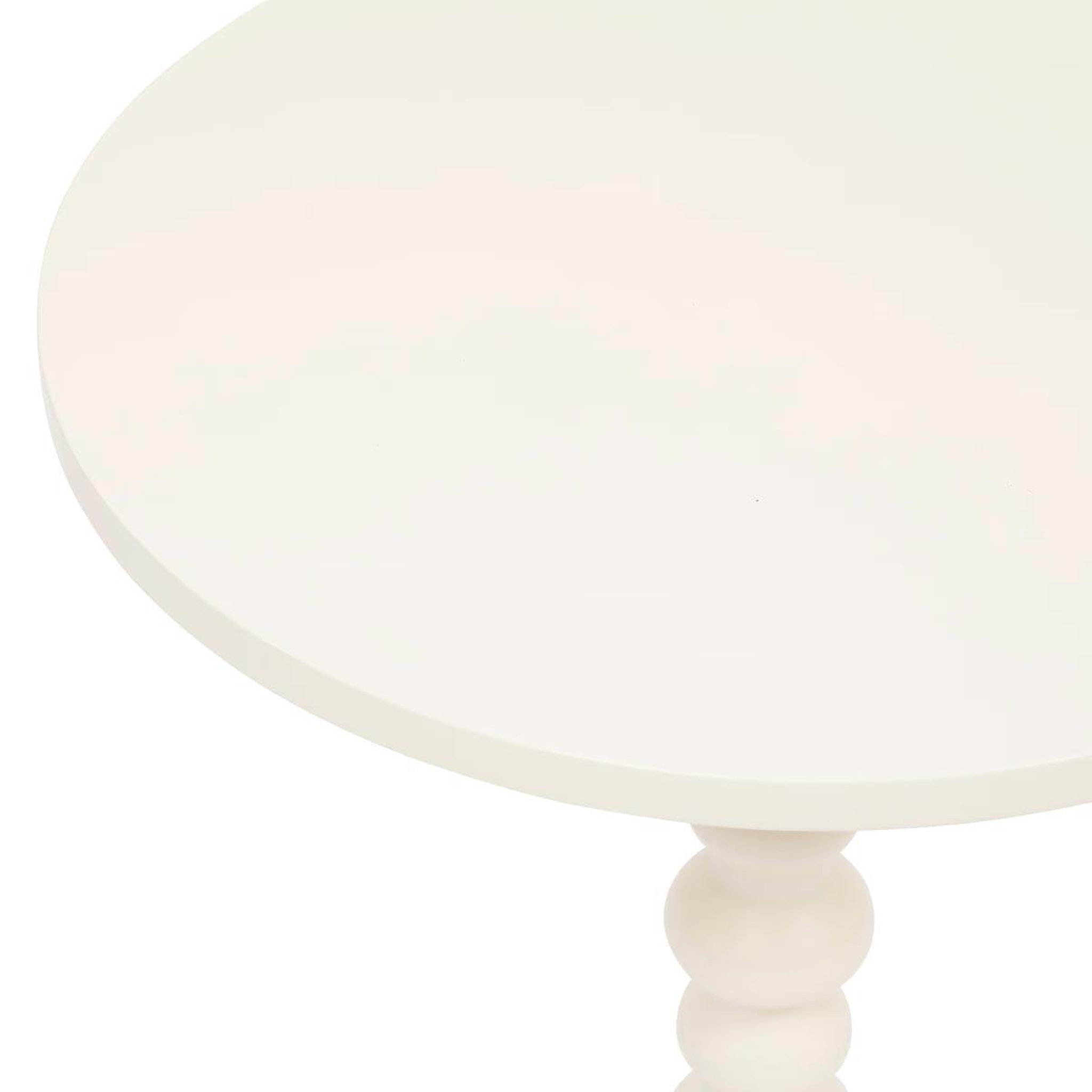 Voir la diapositive 2 : ATMOSPHERA Table d'appoint ronde  alix  50cm ivoire