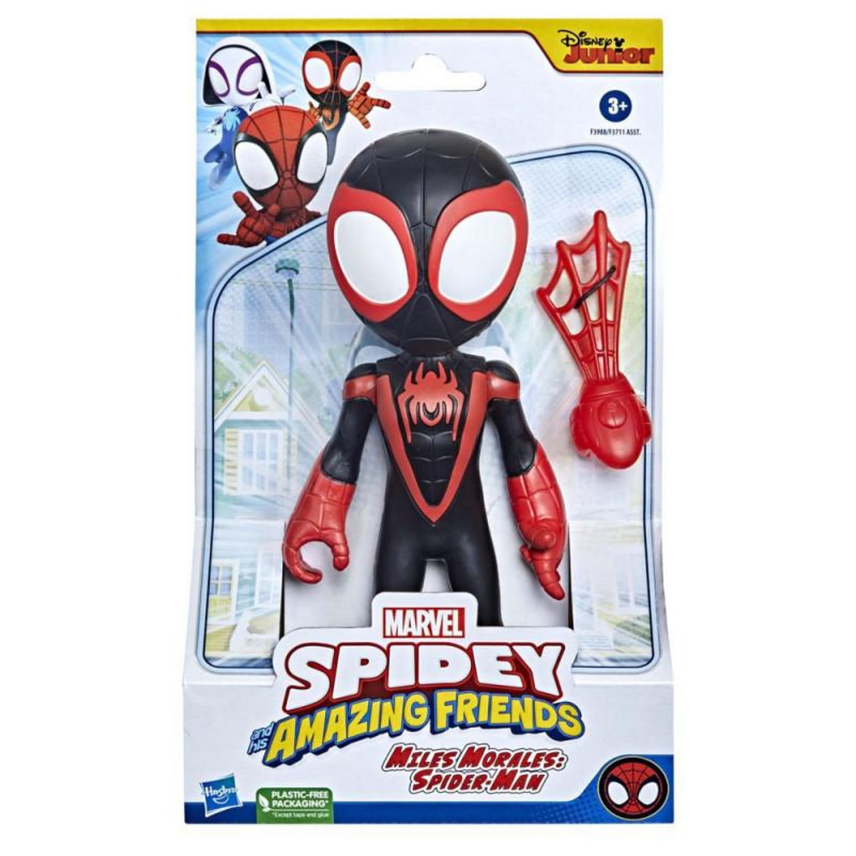 Spiderman Mega Figurine Spidey And His Amazing Friends Miles Morales