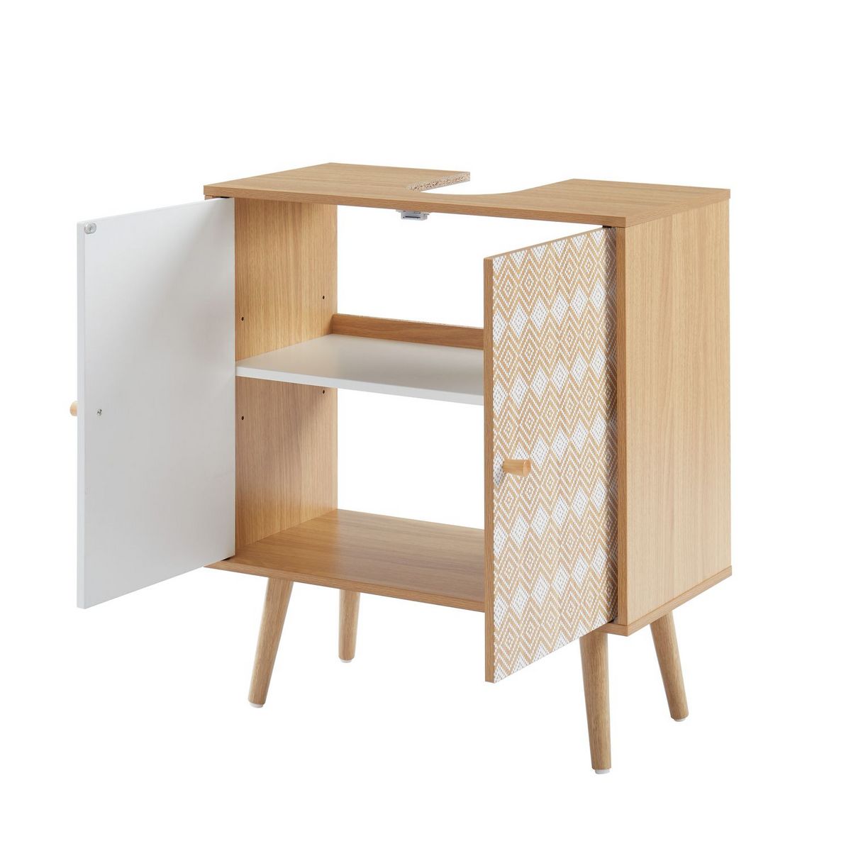 Meuble de salle de bain sous vasque L60cm LUCAS