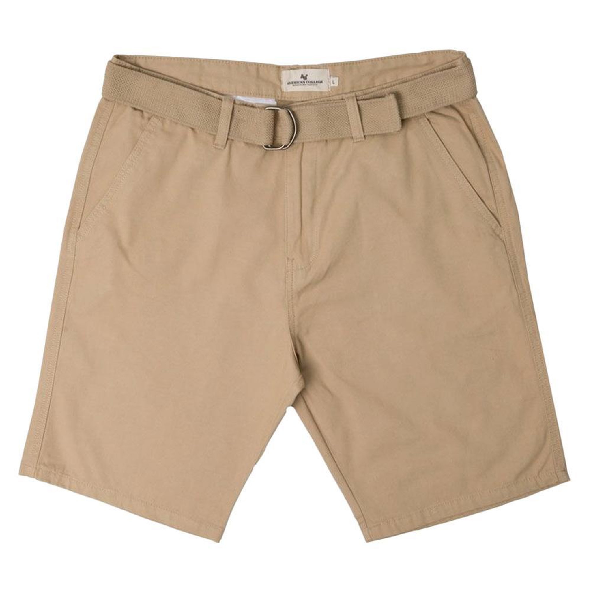 AMERICAN COLLEGE Short Beige Homme American College Chino. Coloris disponibles : Beige
