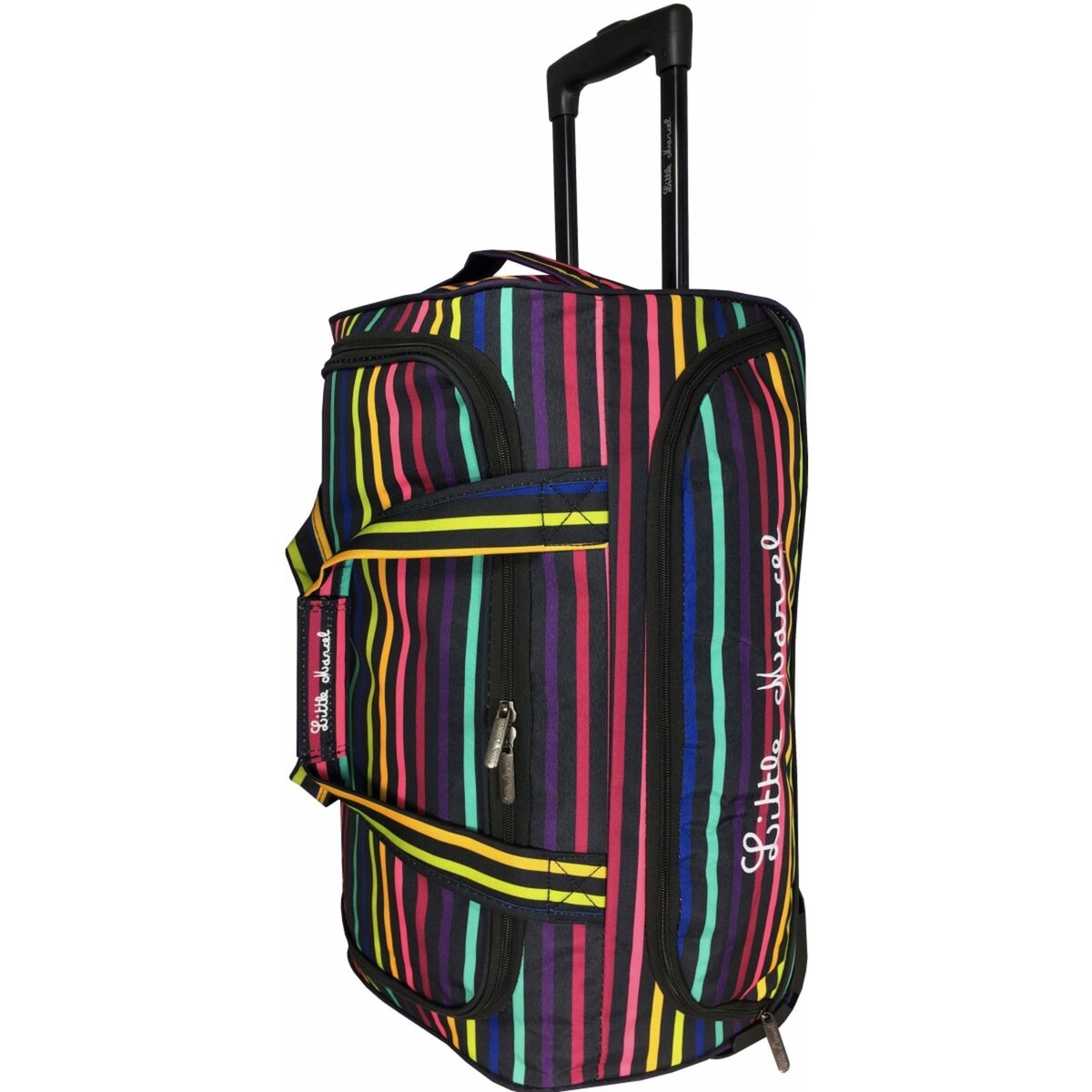 Sac De Voyage à Roulettes Souple Rayé – 55CM – LITTLE MARCEL ®