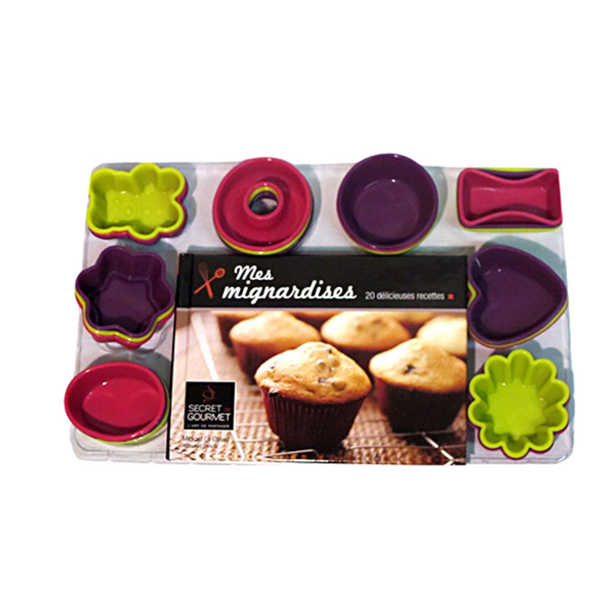 LITTLE EXTRA Coffret Mes Mignardises 24 moules + recettes