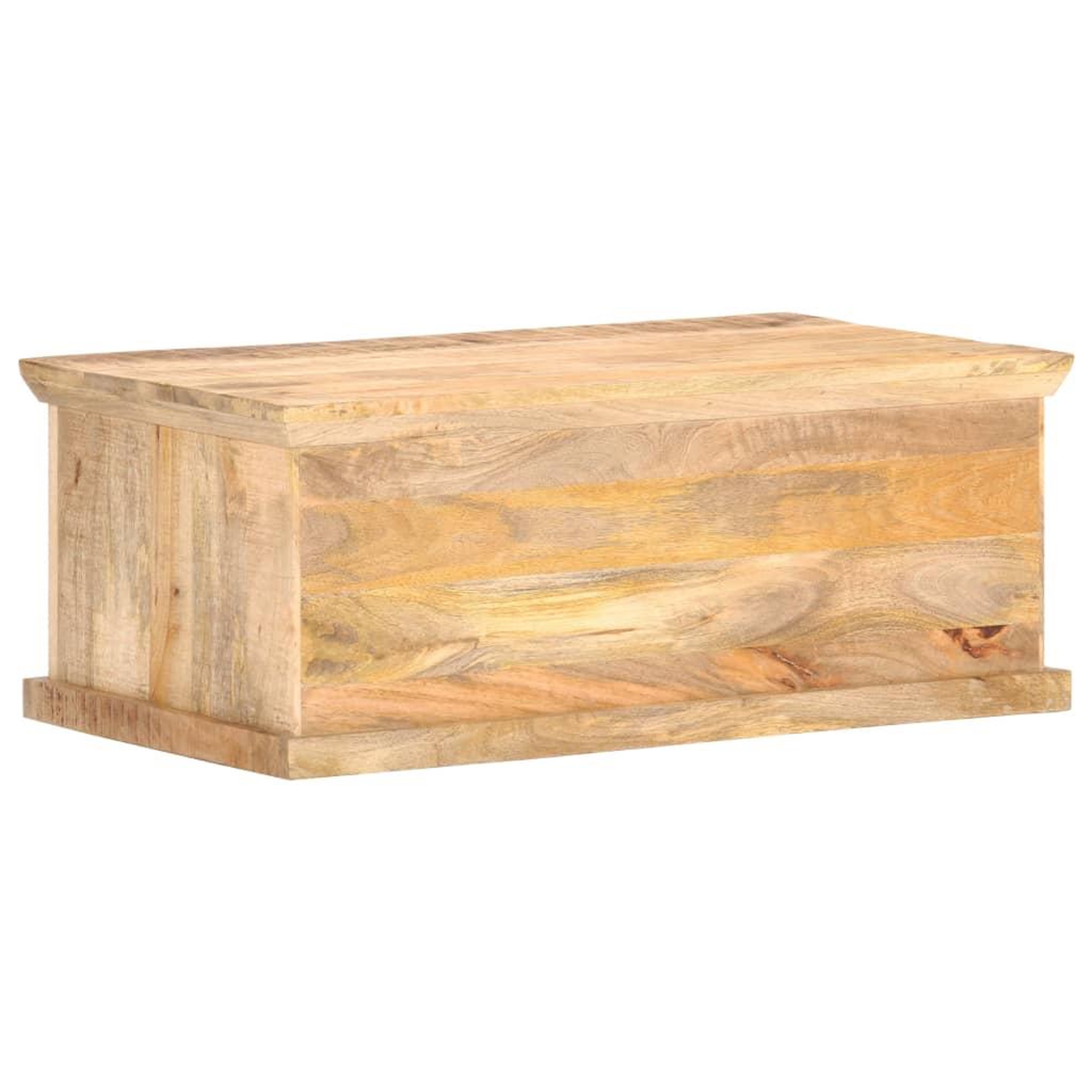 Voir la diapositive 4 : VIDAXL Table basse 90x50x35 cm Bois de manguier et canne naturelle