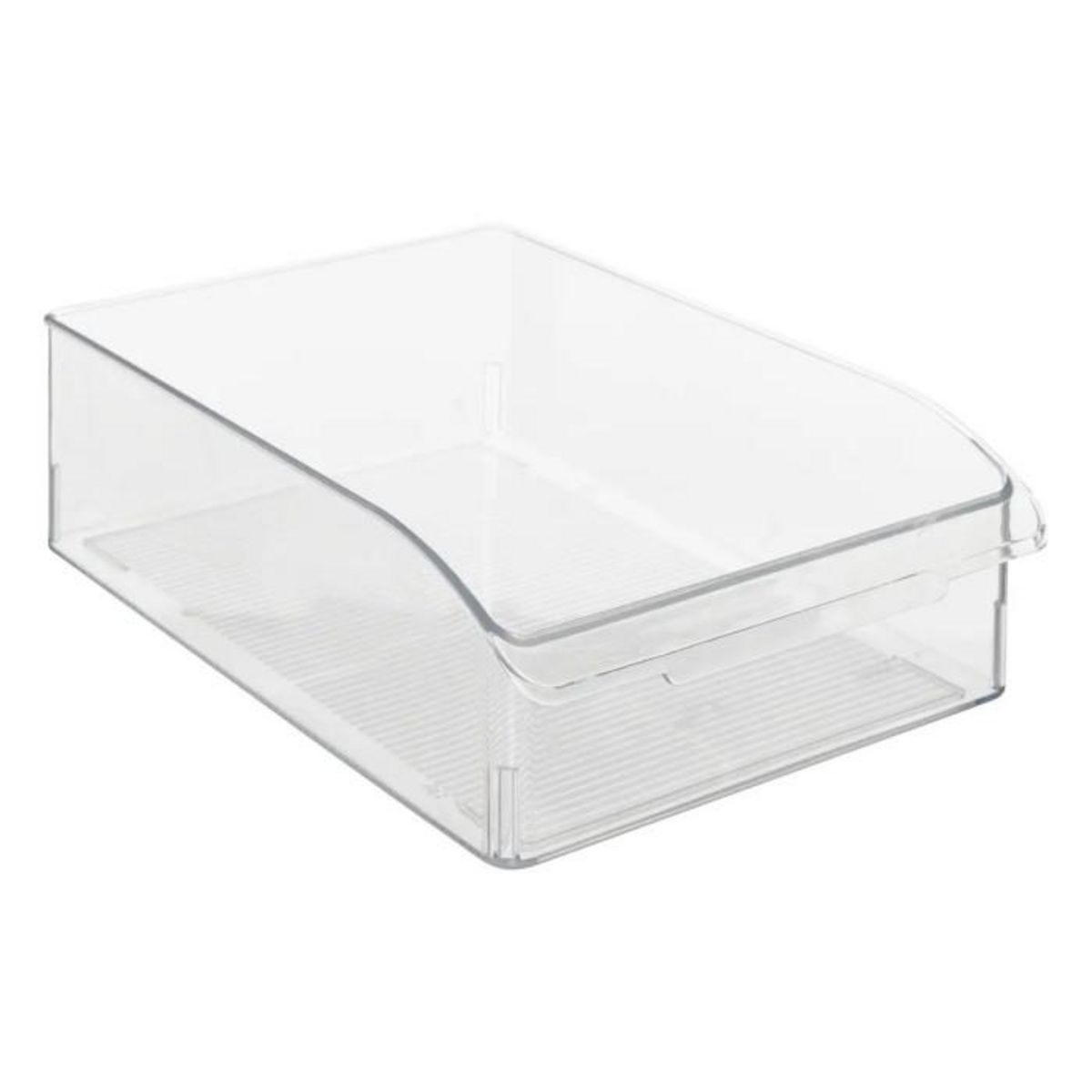 FIVE Lot de 3 Bacs de Rangement Frigo  Smart Fridge  30cm Transparent