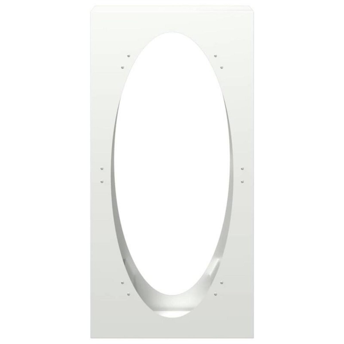 VIDAXL Portant de bois chauffage blanc 50x23x100 cm