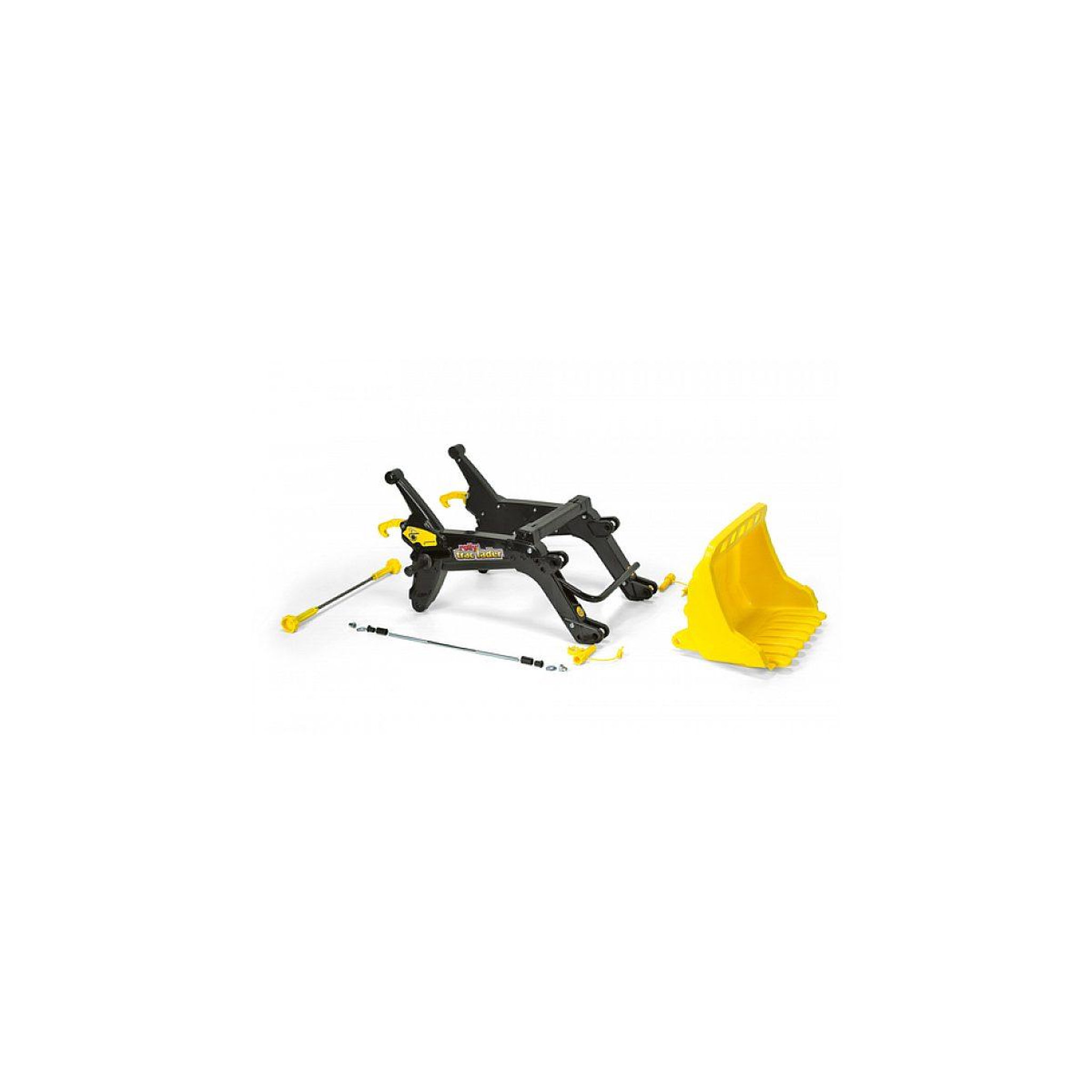 ROLLY TOYS Rollytrac lader chargeur de tracteur noir et jaune