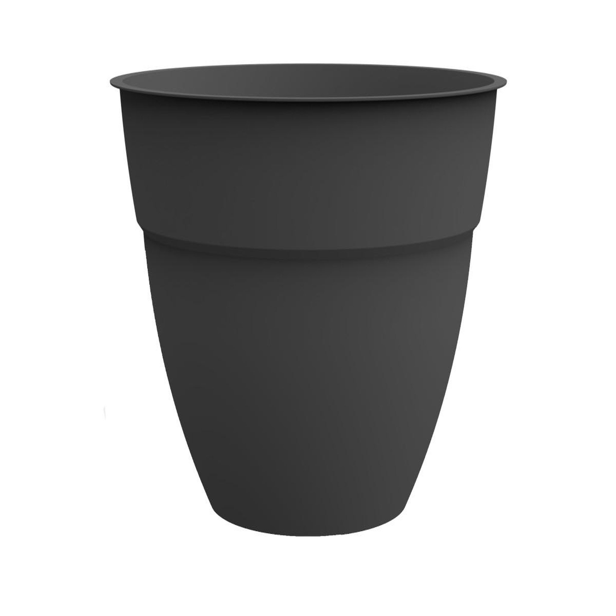 Eda Pot  de fleur rond Osaka Ø 40 x H.34,3 cm Anthracite - Eda