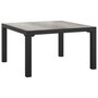 Voir la diapositive 2 : VIDAXL Table basse de jardin gris 55x55x31 cm DPC et acier