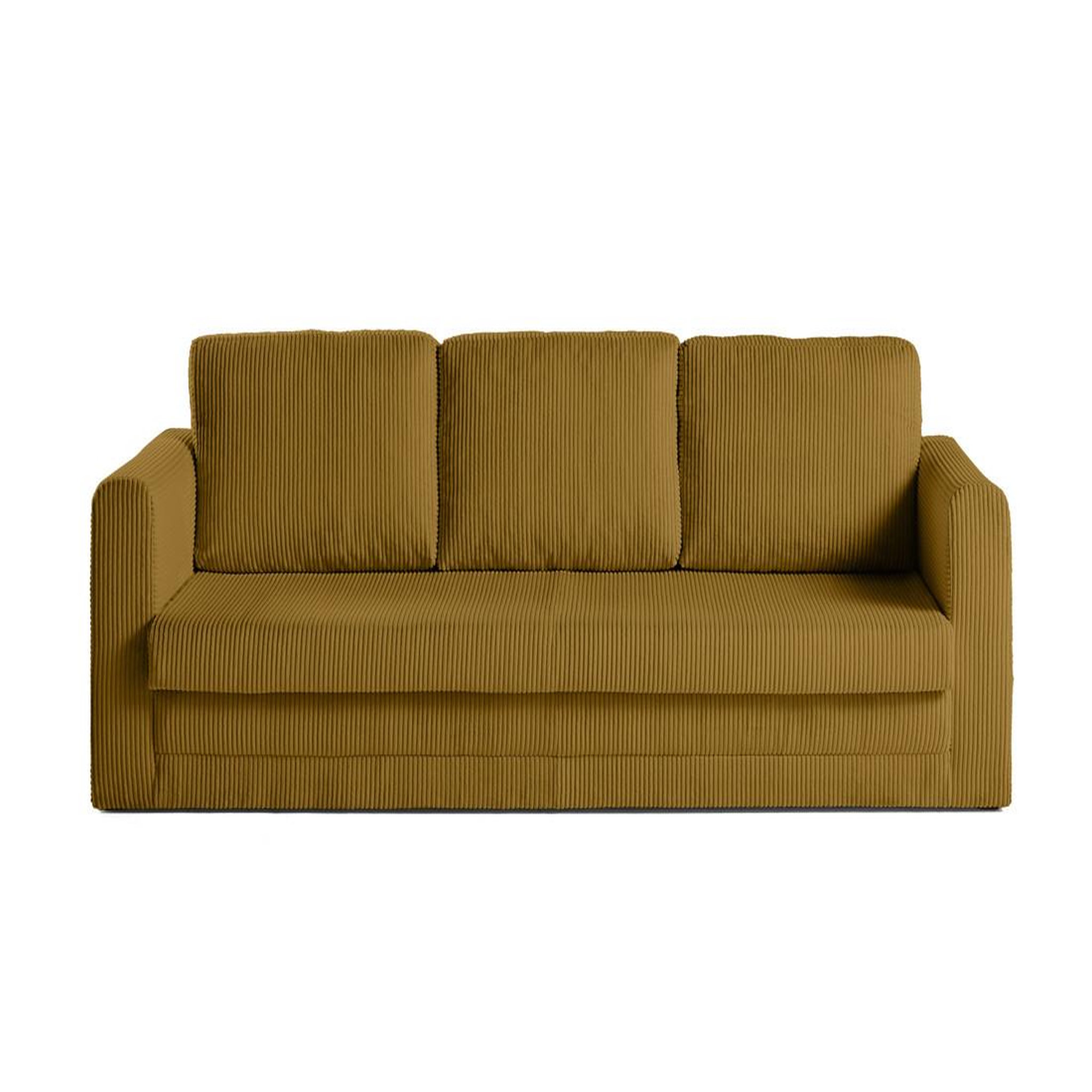 Voir la diapositive 1 : BEST MOBILIER Marilia - canapé 3 places - convertible déplimousse - en velours côtelé