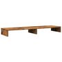 Voir la diapositive 6 : VIDAXL Support de moniteur vieux bois 100x27x10 cm bois d ingénierie