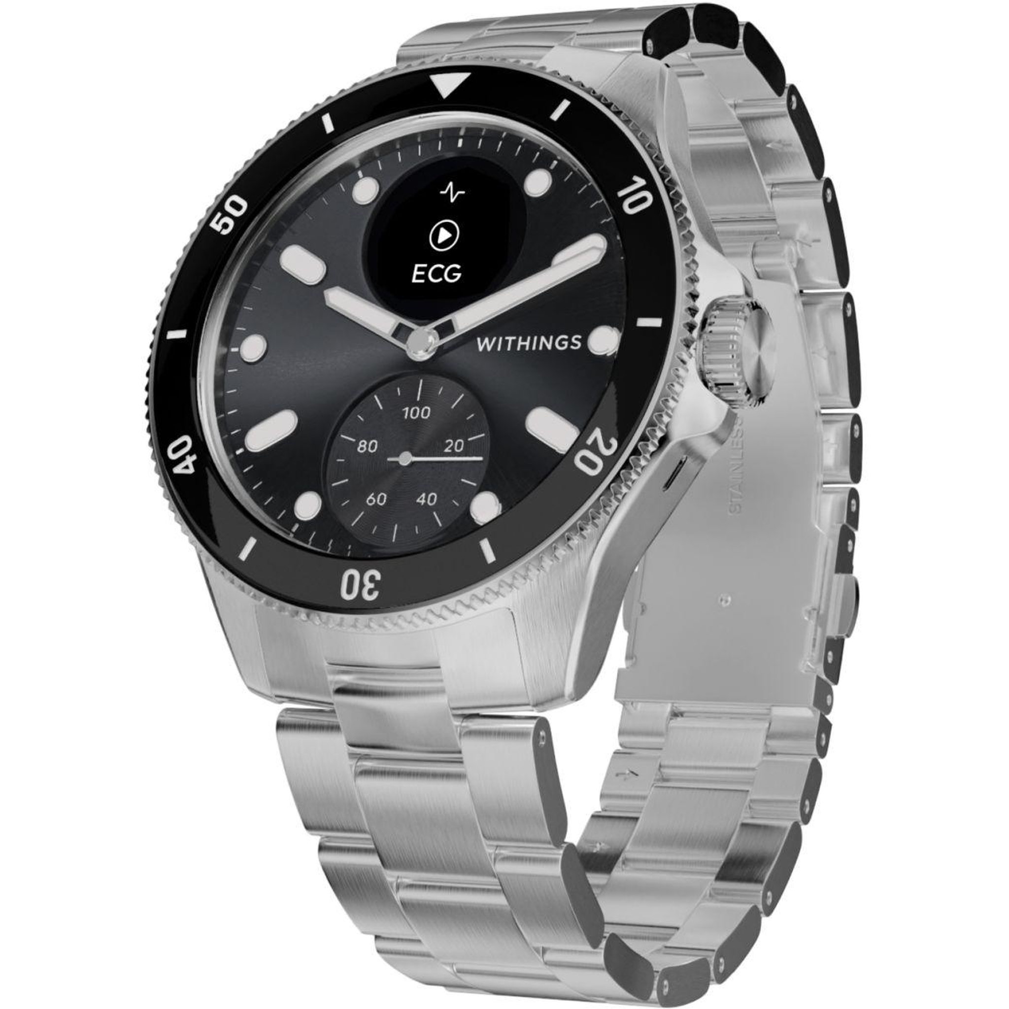 WITHINGS Montre santé Scanwatch Nova 42mm Noire