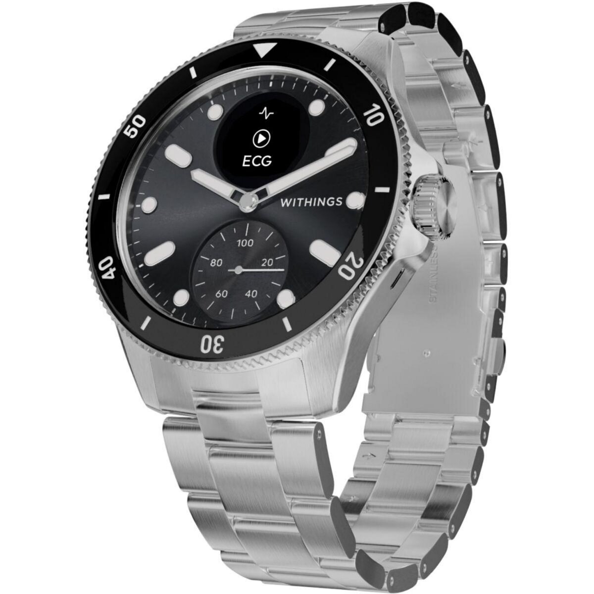 WITHINGS Montre santé Scanwatch Nova 42mm Noire