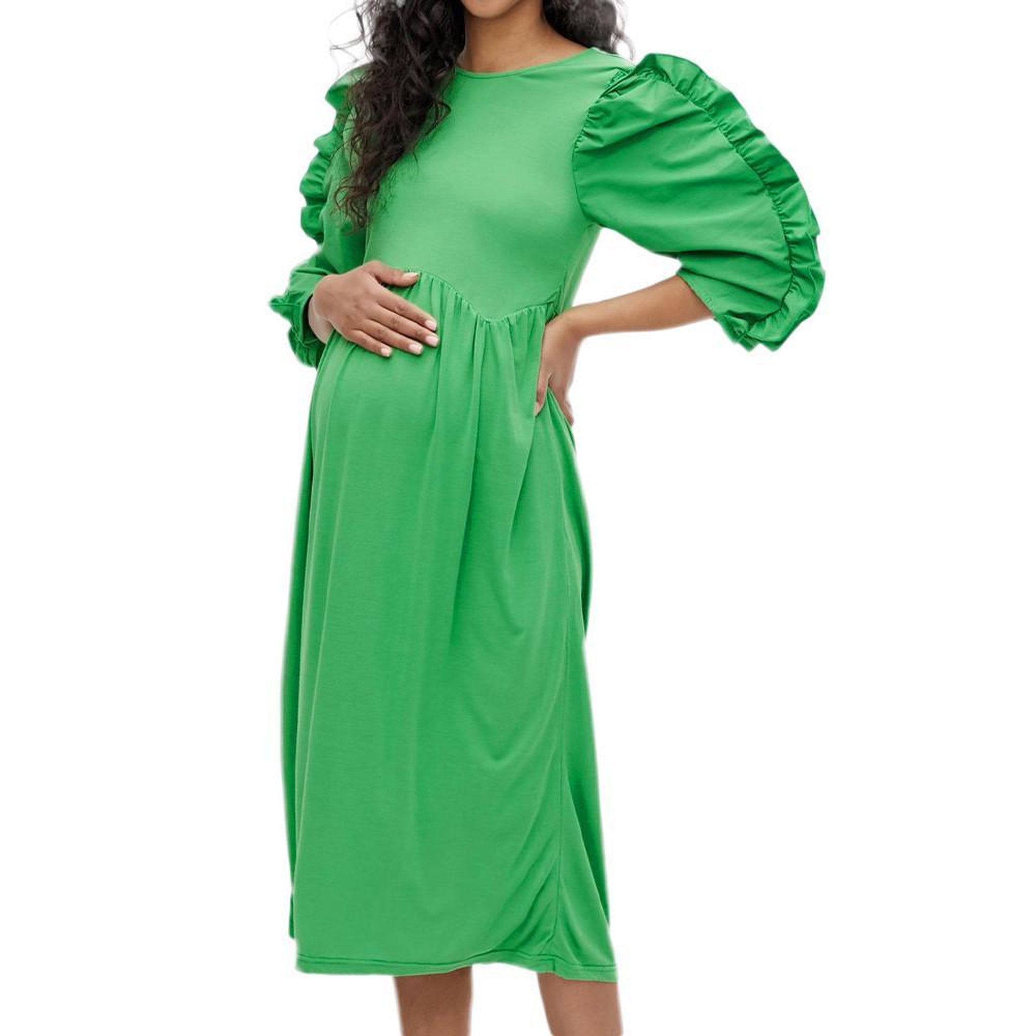 MAMALICIOUS Robe Verte Femme Mamalicious Jorun. Coloris disponibles : Vert