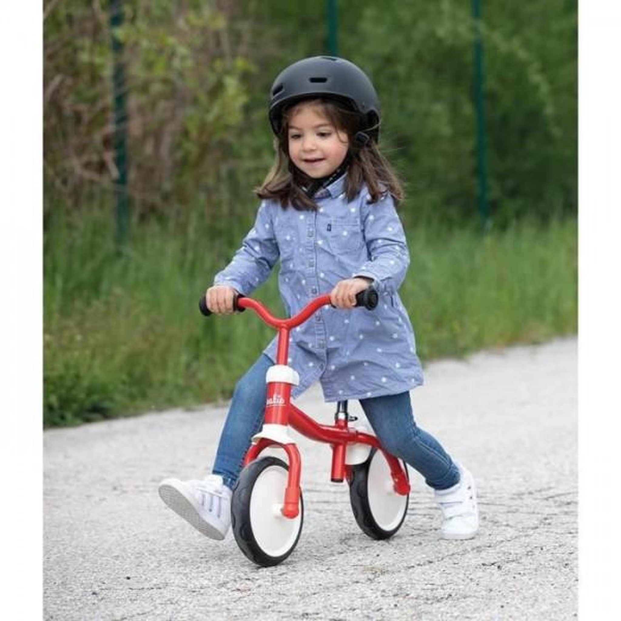 Voir la diapositive 2 : SMOBY Porteur Trotteur Draisienne - Smoby - Rookie - Légere en Métal - Selle Ergonomique - Roues Silencieuses