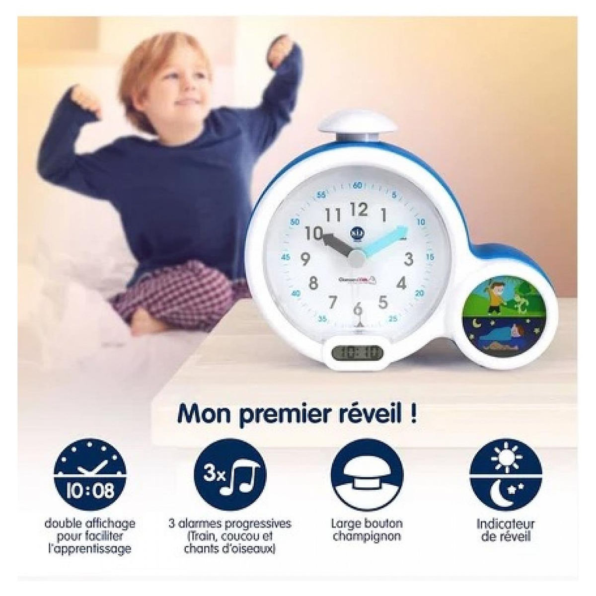 Claessens Kids Reveil Kid Sleep Clock Blue